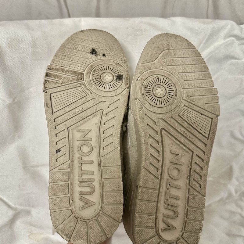 Louis Vuitton Louis Vuitton Low Top Trainers in Beige 0079 Size US 6.5 / EU 39-40 - 4 Thumbnail