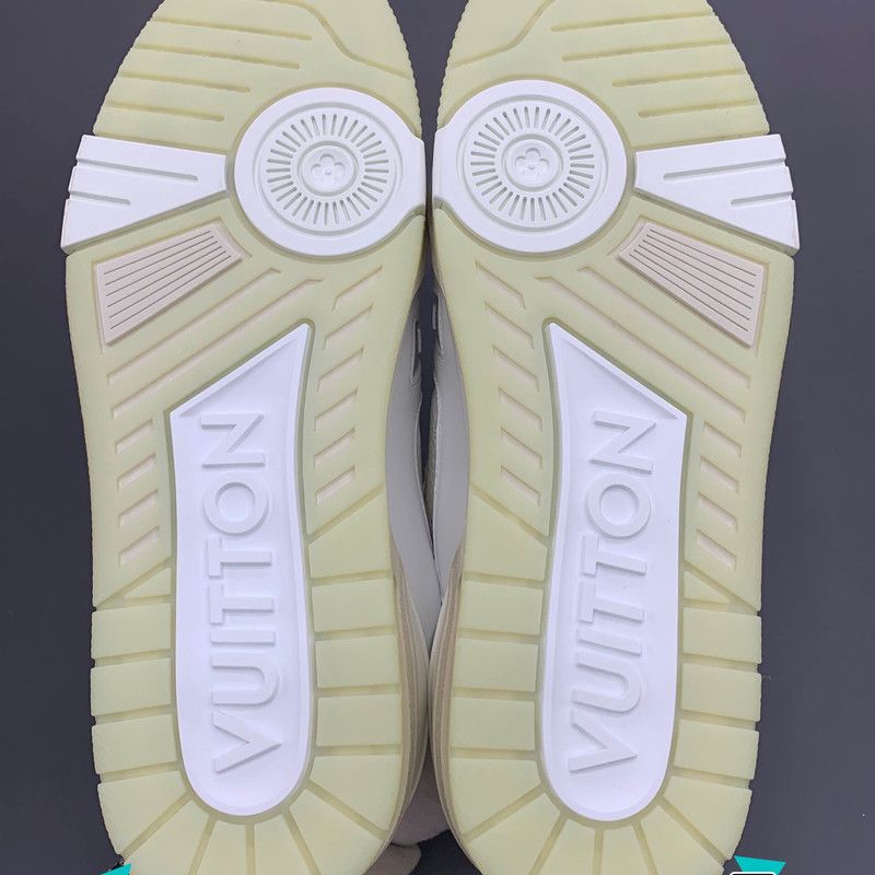 Louis Vuitton Louis Vuitton White Cement Low-Top Fashion Sneakers 0079 Size US 8.5 / EU 41-42 - 7 Thumbnail