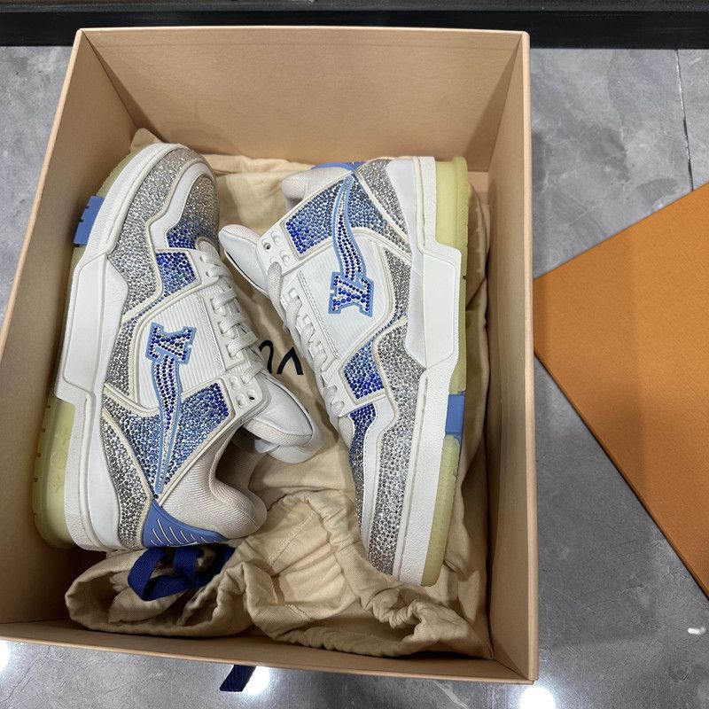 Louis Vuitton Louis Vuitton Colorful Trainer Sneakers for Men 0079 Size US 7.5 / EU 40-41 - 6 Thumbnail