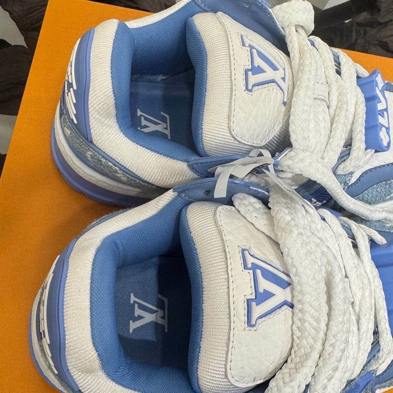 Louis Vuitton Louis Vuitton Trainer Maxi Low-Top Sneakers 0079 Size US 5.5 / EU 38 - 9 Thumbnail