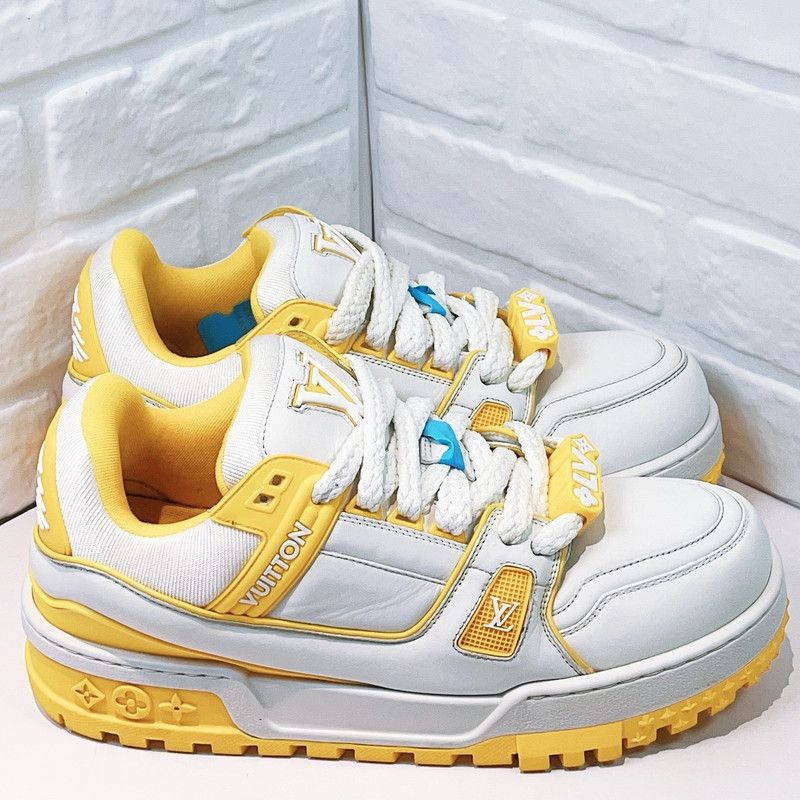 Louis Vuitton Louis Vuitton Trainer Maxi Low Top Sneakers 0079 Size US 8.5 / EU 41-42 - 6 Thumbnail