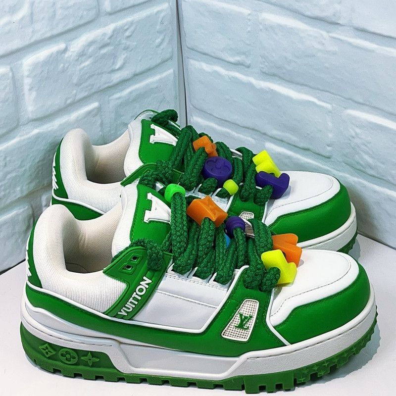 Louis Vuitton Louis Vuitton Trainer Maxi Low Top Fashion Sneakers 0079 Size US 7.5 / EU 40-41 - 6 Thumbnail