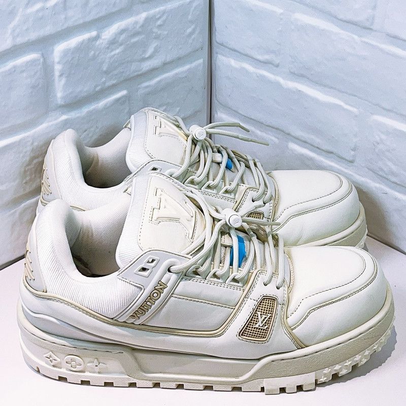 Louis Vuitton Louis Vuitton Trainer Maxi Vintage Low-Top Sneakers 0079 Size US 9.5 / EU 42-43 - 6 Thumbnail