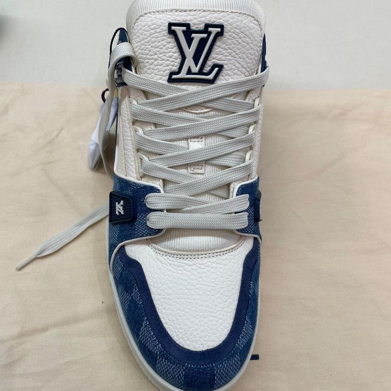 Louis Vuitton Louis Vuitton Trainer Low-Top Sneakers for Everyone 0079 Size US 10.5 / EU 43-44 - 9 Thumbnail