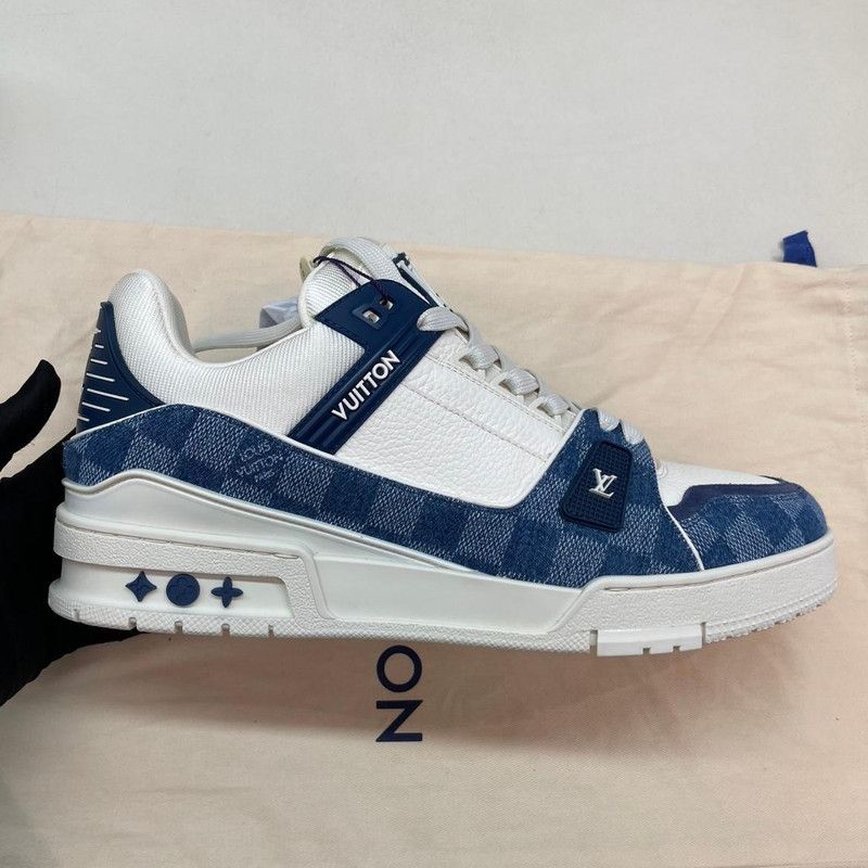 Louis Vuitton Louis Vuitton Trainer Low-Top Sneakers for Everyone 0079 Size US 10.5 / EU 43-44 - 7 Thumbnail