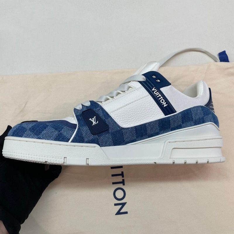 Louis Vuitton Louis Vuitton Trainer Low-Top Sneakers for Everyone 0079 Size US 10.5 / EU 43-44 - 8 Thumbnail