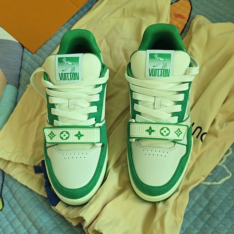 Louis Vuitton Louis Vuitton Trainer Low Top Fashion Sneakers 0079 Size US 7.5 / EU 40-41 - 2 Thumbnail