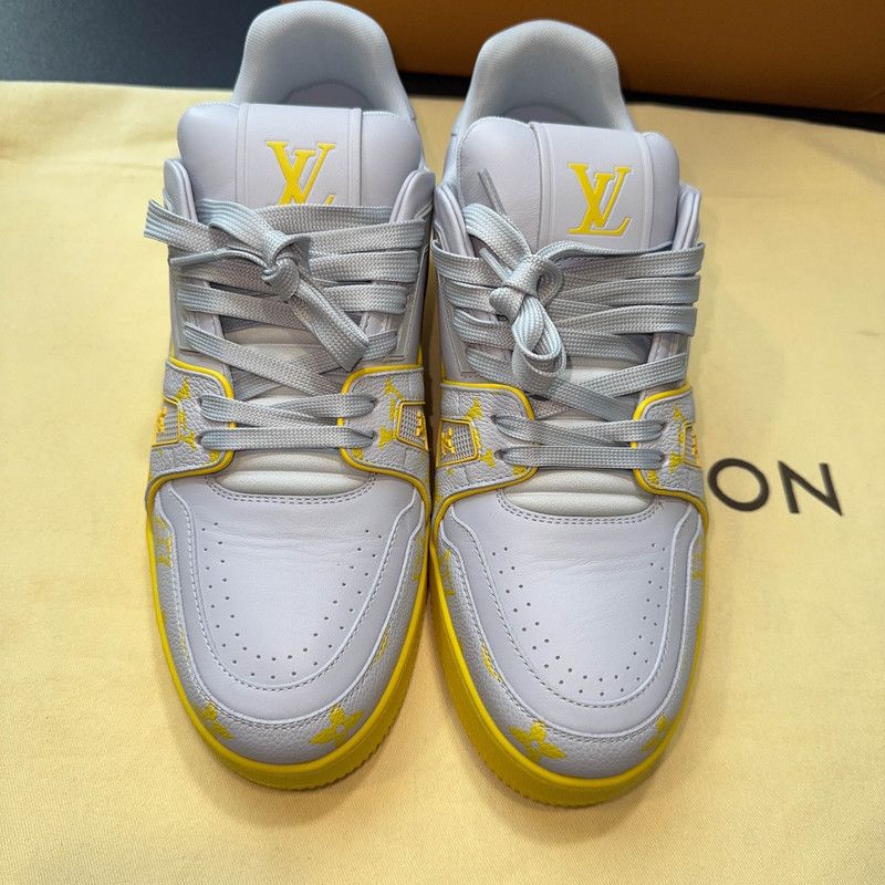 Louis Vuitton Louis Vuitton Trainer Low-Top Sneakers in Gray 0079 Size US 8 / EU 41 - 2 Thumbnail