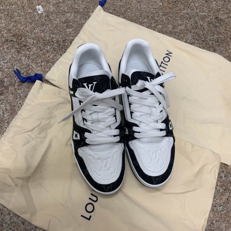 Louis Vuitton Louis Vuitton Panda Print Low-Top Sneakers 0079 Size US 10.5 / EU 43-44 - 2 Thumbnail