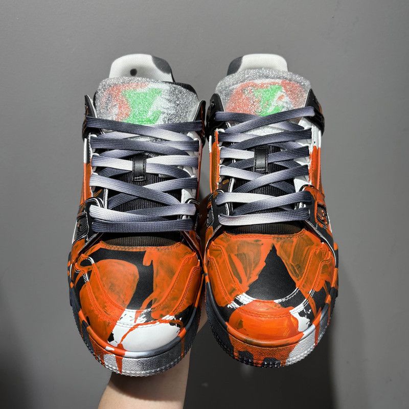 Louis Vuitton Louis Vuitton Trainer ART Collaboration Low Sneakers 0079 Size US 8 / EU 41 - 2 Thumbnail
