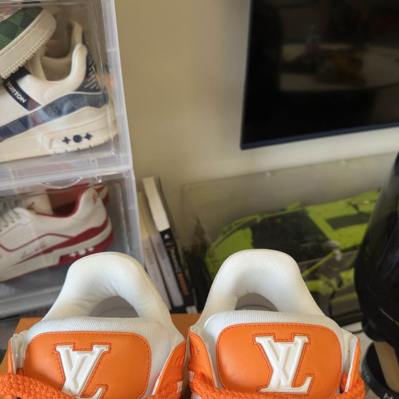 Louis Vuitton Louis Vuitton Trainer Maxi Fashion Sneakers for Men 0079 Size US 12 / EU 45 - 10 Thumbnail