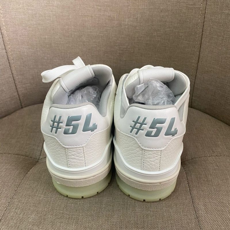 Louis Vuitton Louis Vuitton Low-Top White Trainer Sneakers for All 0079 Size US 7.5 / EU 40-41 - 3 Thumbnail