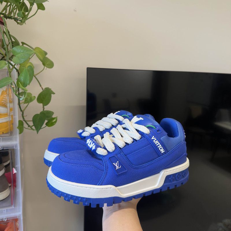 Louis Vuitton Louis Vuitton Trainer Maxi Fashion Sneakers for Men 0079 Size US 8 / EU 41 - 6 Thumbnail