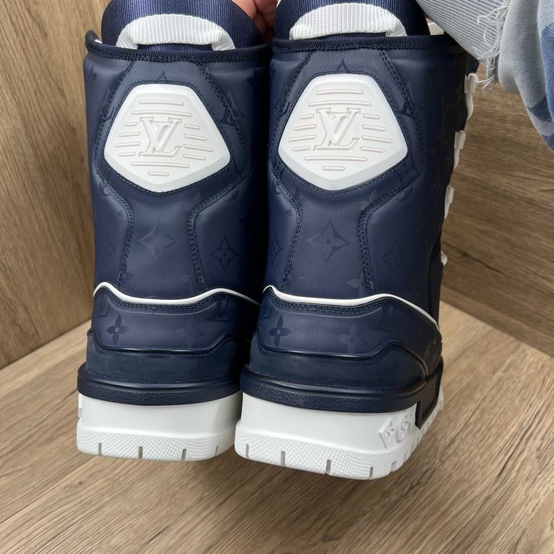 Louis Vuitton Louis Vuitton Blue Trainer Snow Boots for Men 0079 Size US 7.5 / EU 40-41 - 3 Thumbnail