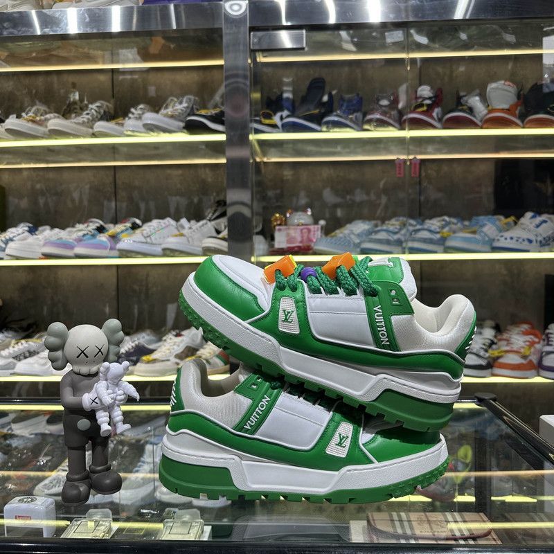 Louis Vuitton Louis Vuitton Trainer Maxi Low-Top Fashion Sneakers 0079 Size US 9.5 / EU 42-43 - 8 Thumbnail