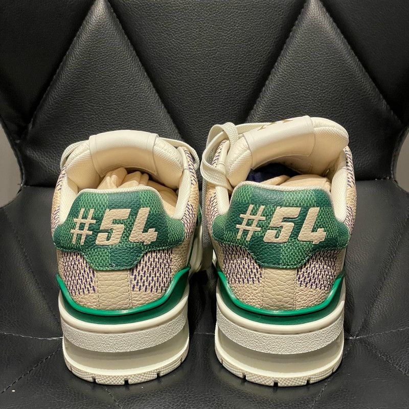 Louis Vuitton Louis Vuitton Colorful Leather Low-Top Sneakers 0079 Size US 6.5 / EU 39-40 - 4 Thumbnail