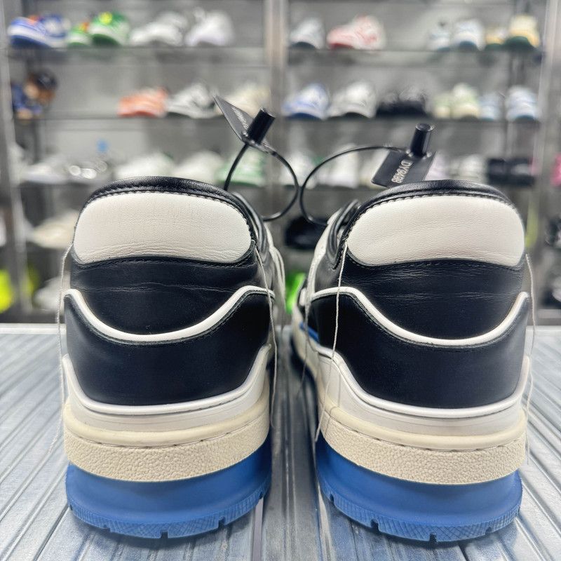 Louis Vuitton Louis Vuitton Trainer Black and Blue Sneakers 0079 Size US 8 / EU 41 - 3 Thumbnail