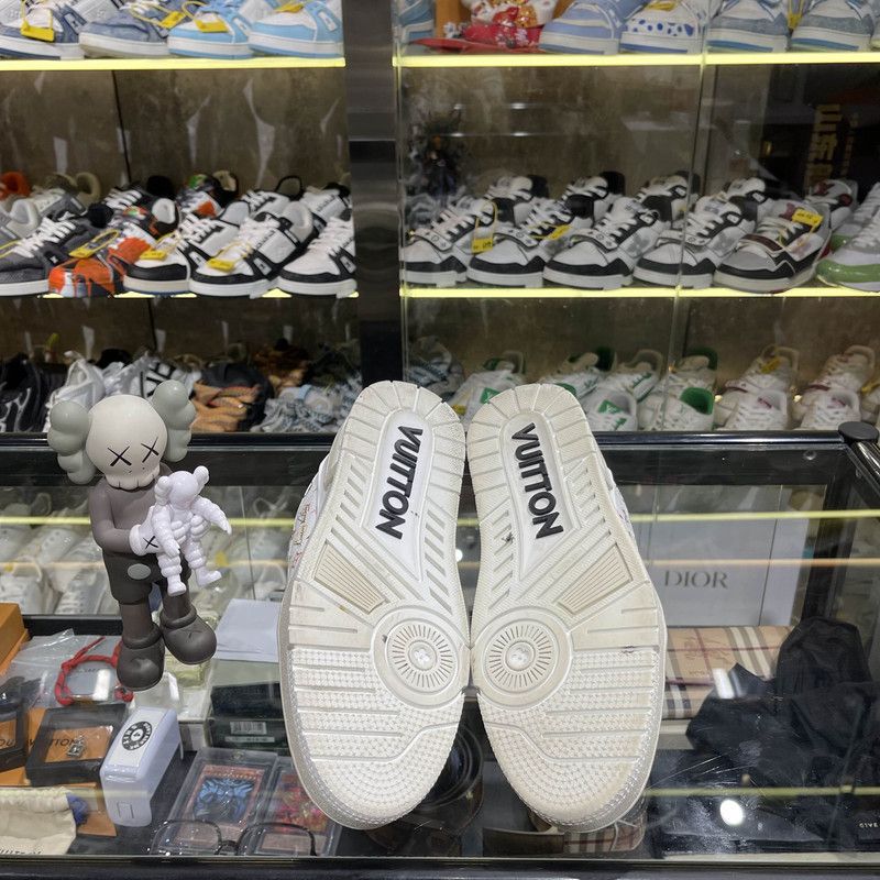 Louis Vuitton Takashi Murakami x Louis Vuitton Low-top Trainers 0079 Size US 7.5 / EU 40-41 - 4 Thumbnail
