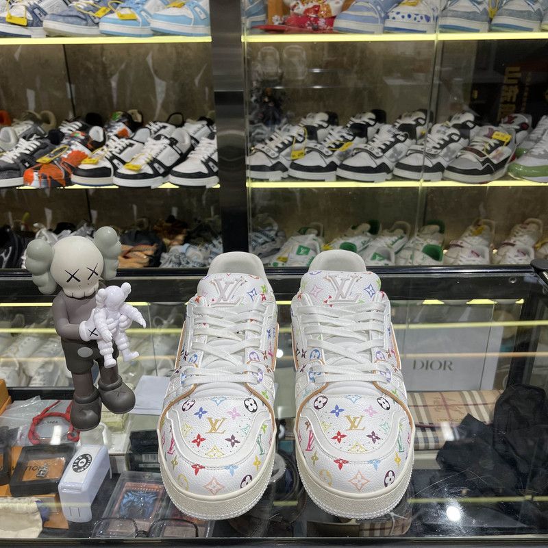 Louis Vuitton Takashi Murakami x Louis Vuitton Low-top Trainers 0079 Size US 7.5 / EU 40-41 - 2 Thumbnail