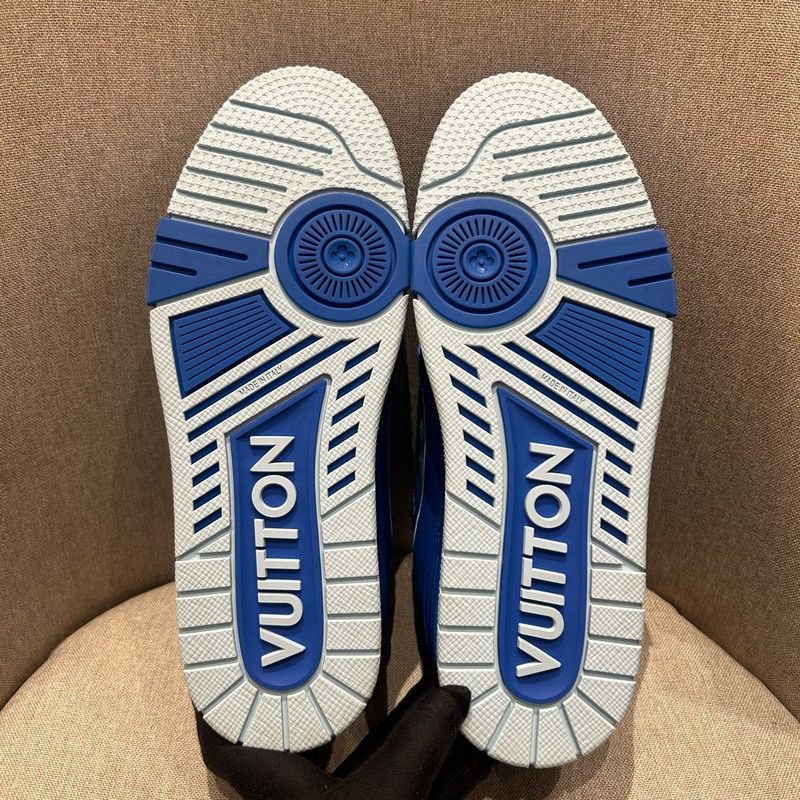 Louis Vuitton Louis Vuitton Trainer Blue Casual Sneakers for Men 0079 Size US 8.5 / EU 41-42 - 6 Thumbnail
