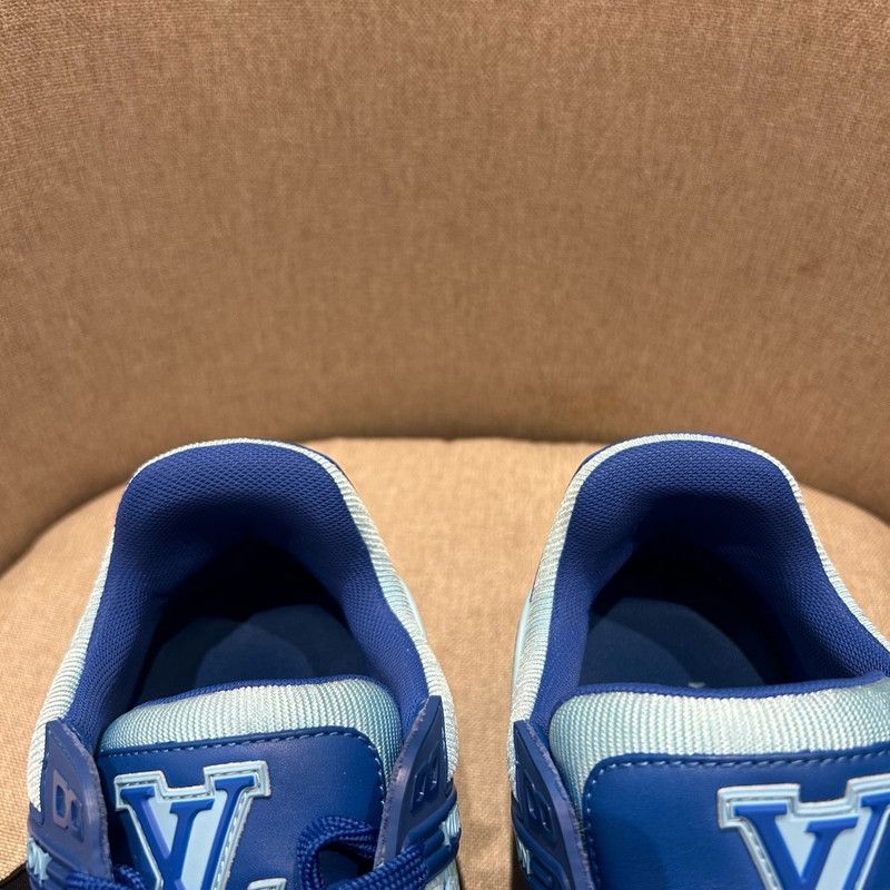 Louis Vuitton Louis Vuitton Trainer Blue Casual Sneakers for Men 0079 Size US 8.5 / EU 41-42 - 10 Thumbnail