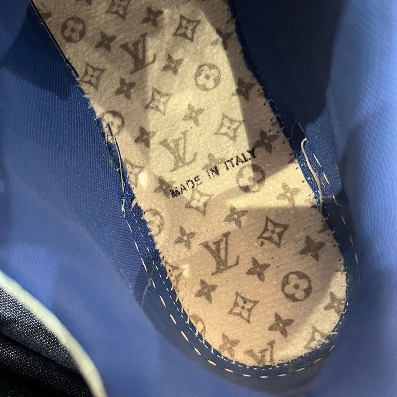 Louis Vuitton Louis Vuitton Trainer Blue Casual Sneakers for Men 0079 Size US 8.5 / EU 41-42 - 18 Thumbnail