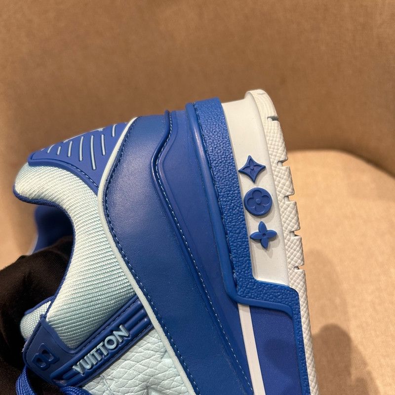 Louis Vuitton Louis Vuitton Trainer Blue Casual Sneakers for Men 0079 Size US 8.5 / EU 41-42 - 12 Thumbnail