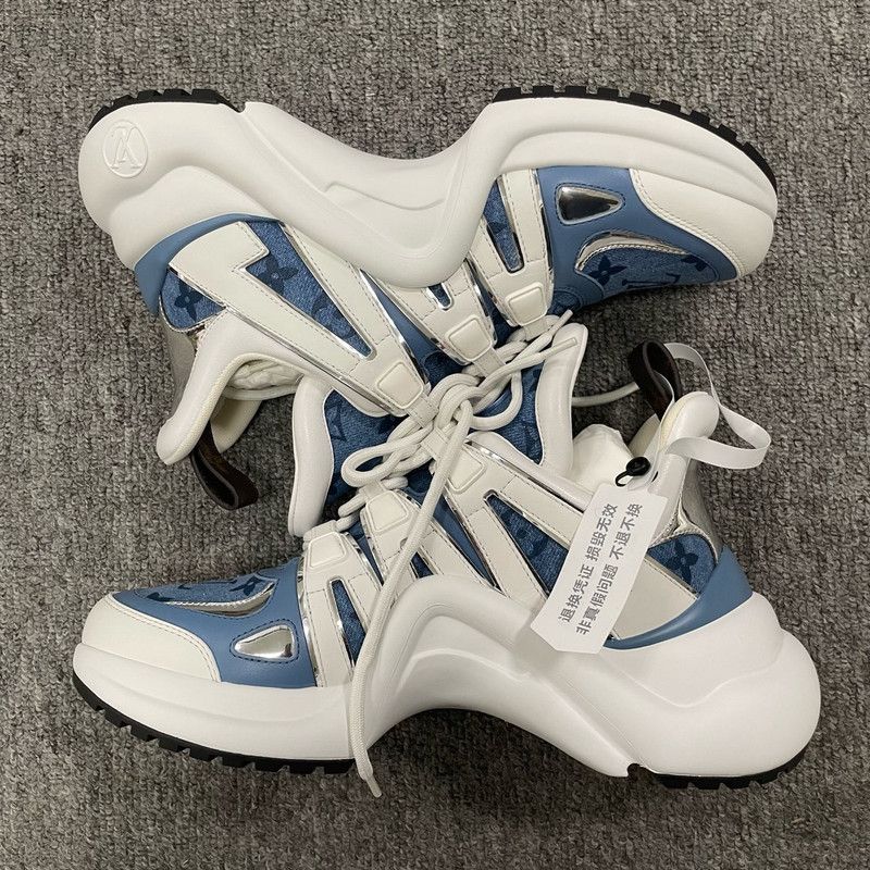 Louis Vuitton Louis Vuitton Sporty Color-Block Casual Sneakers 0079 Size US 7.5 / EU 40-41 - 4 Thumbnail