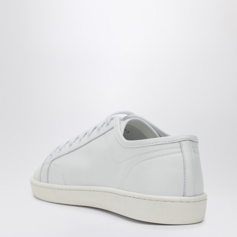 Saint Laurent White Leather Sneakers Gym