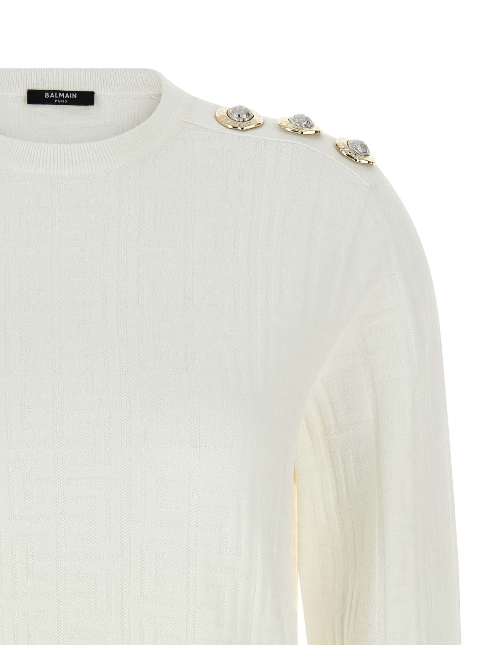 Balmain Maxi Shoulder Top Size XS / US 0-2 / IT 36-38 - 3 Thumbnail