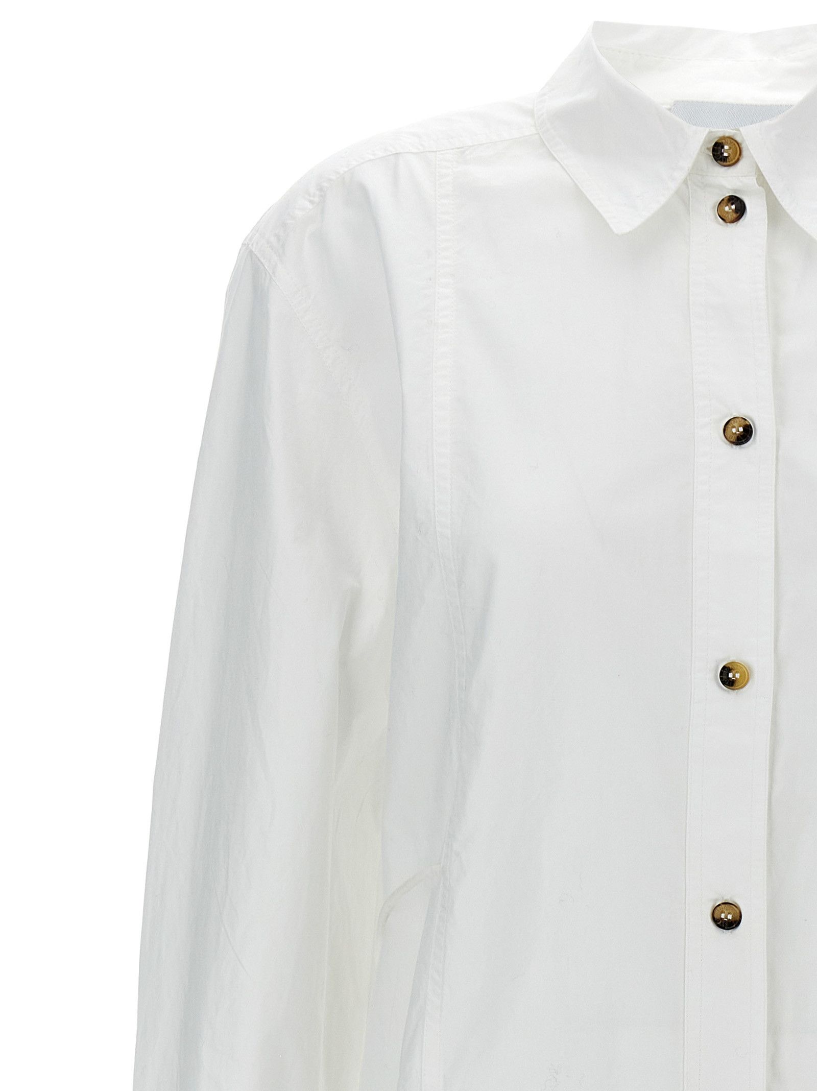 Ganni Lace-Up Shirt Size S / US 4 / IT 40 - 3 Thumbnail