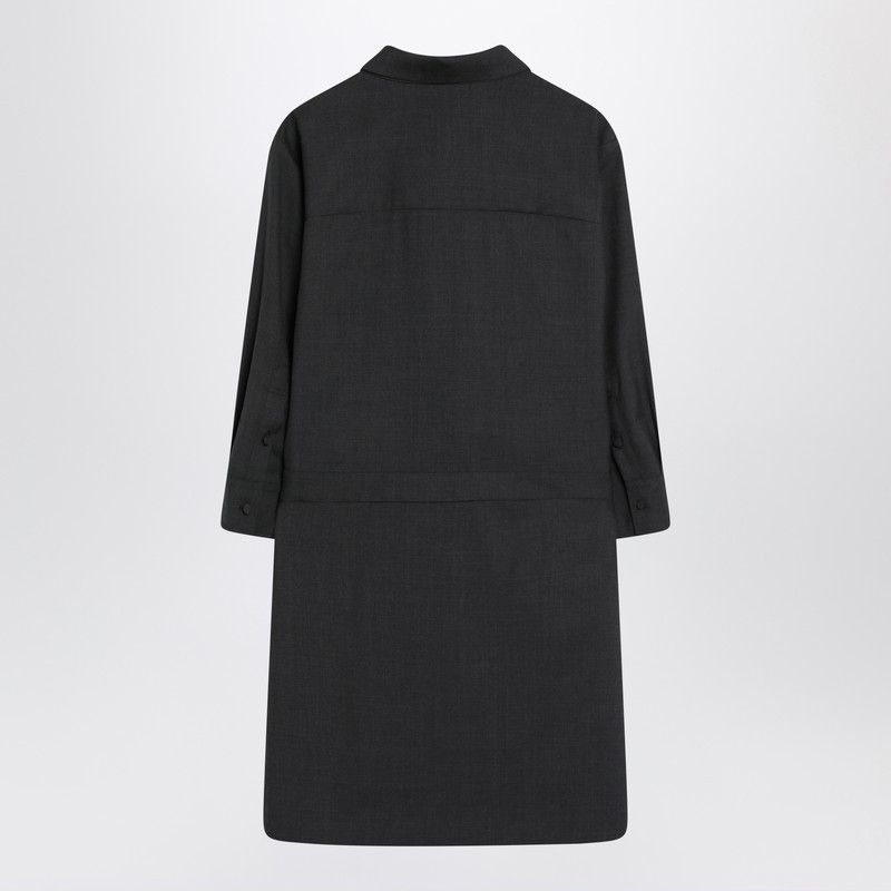 Gucci Gucci Grey Shirt Dress In Wool Size M / US 6-8 / IT 42-44 - 2 Thumbnail