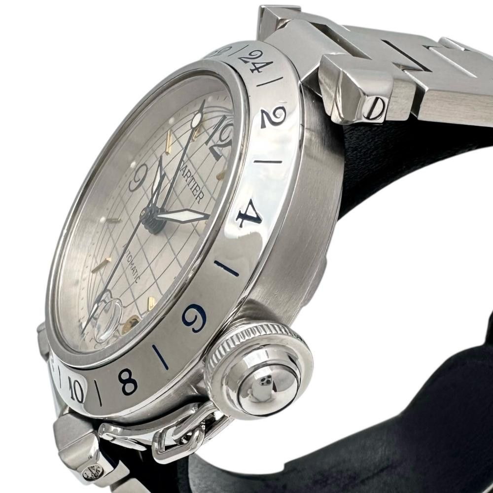 Cartier Cartier Cartier PashaC Meridian Stainless Steel Metal Automatic W31029M7 Size ONE SIZE - 3 Thumbnail