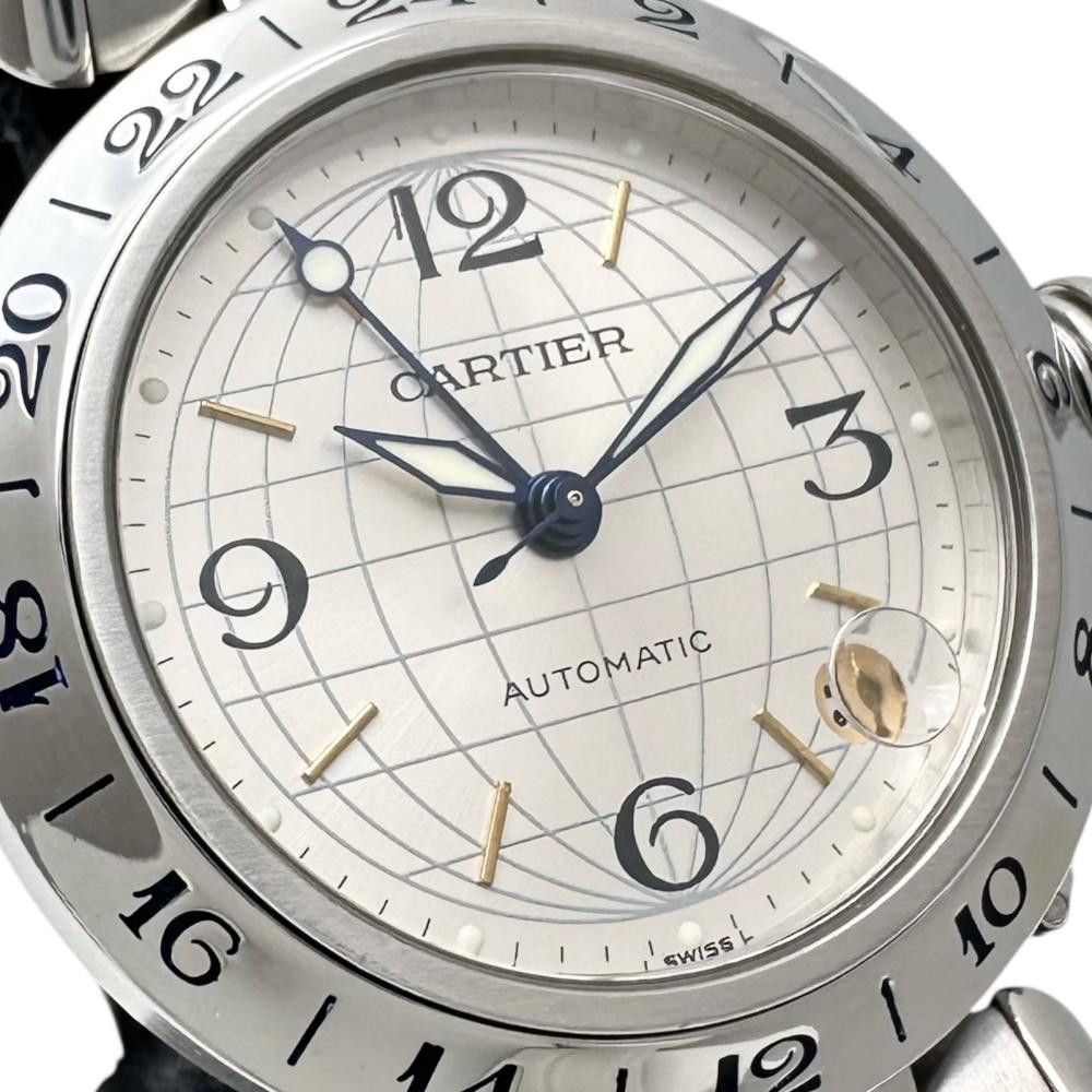 Cartier Cartier Cartier PashaC Meridian Stainless Steel Metal Automatic W31029M7 Size ONE SIZE - 2 Thumbnail