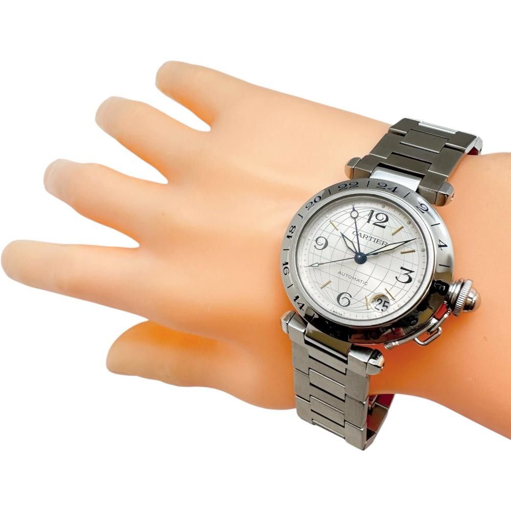 Cartier Cartier Cartier PashaC Meridian Stainless Steel Metal Automatic W31029M7 Size ONE SIZE - 9 Thumbnail