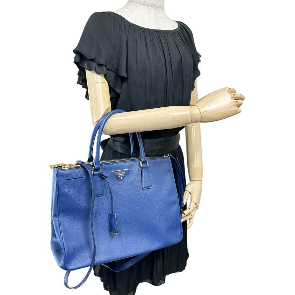 Prada Prada Prada Galleria Saffiano Leather 2way Bag Leather Shoulder Bag 1BA274 Size ONE SIZE - 8 Thumbnail