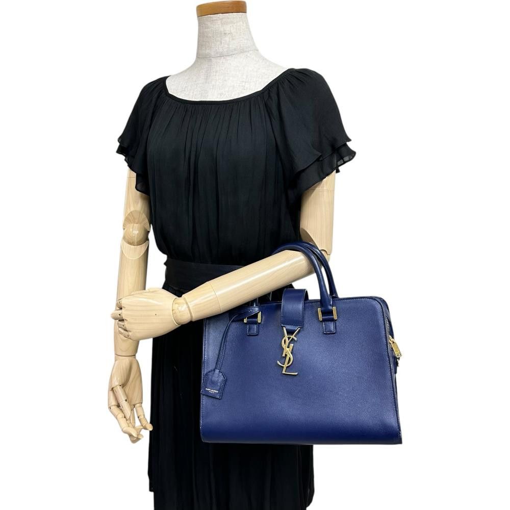 Yves Saint Laurent Yves Saint Laurent Yves Saint Laurent Cabas Leather 2way bag Leather Shoulder Bag 357395 Size ONE SIZE - 8 Thumbnail