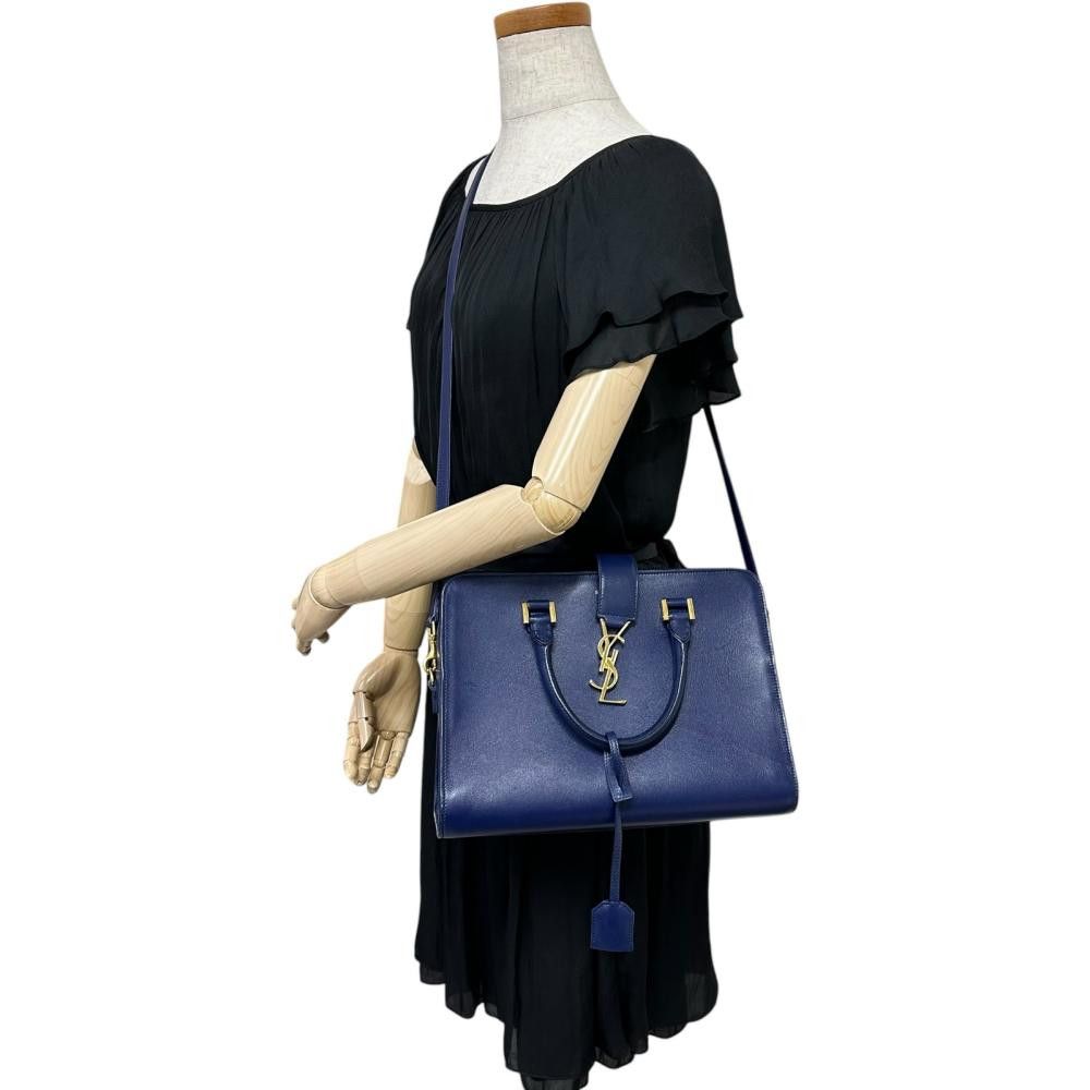 Yves Saint Laurent Yves Saint Laurent Yves Saint Laurent Cabas Leather 2way bag Leather Shoulder Bag 357395 Size ONE SIZE - 9 Thumbnail