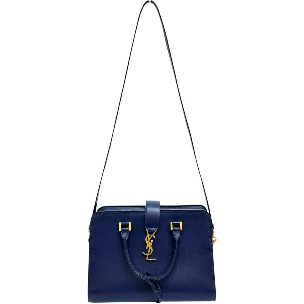 Yves Saint Laurent Yves Saint Laurent Yves Saint Laurent Cabas Leather 2way bag Leather Shoulder Bag 357395 Size ONE SIZE - 7 Thumbnail