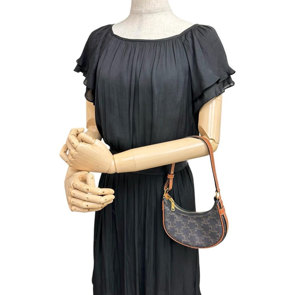 Celine Celine Celine Ava Mini Trionfo Canvas Handbag Canvas Handbag Size ONE SIZE - 10 Thumbnail