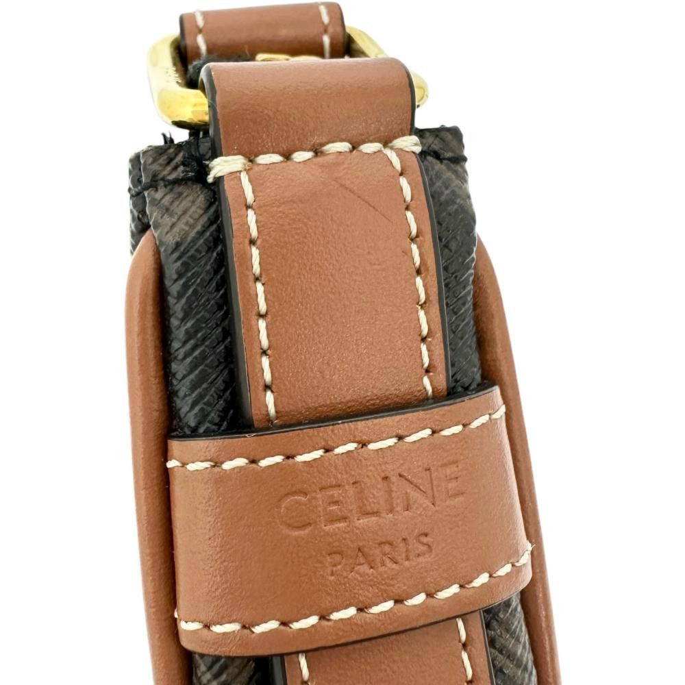 Celine Celine Celine Ava Mini Trionfo Canvas Handbag Canvas Handbag Size ONE SIZE - 9 Thumbnail