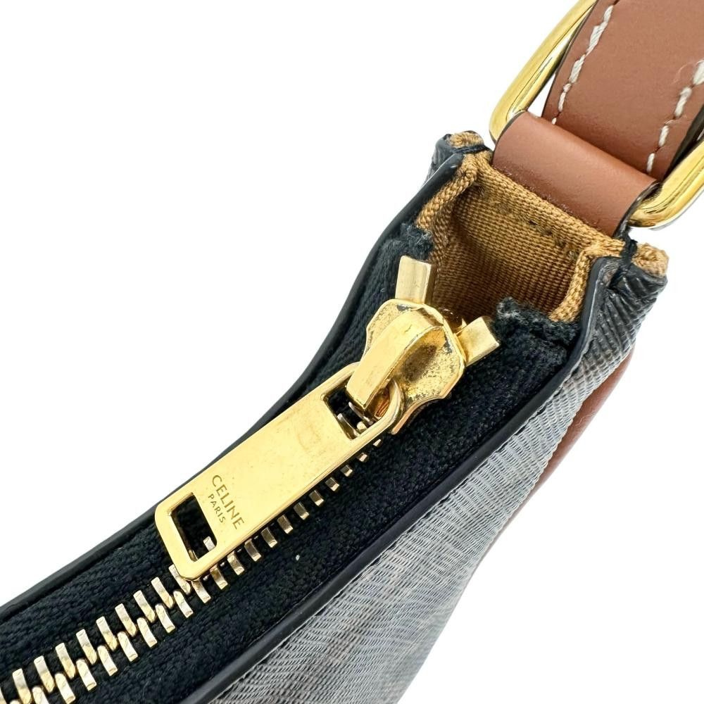 Celine Celine Celine Ava Mini Trionfo Canvas Handbag Canvas Handbag Size ONE SIZE - 6 Thumbnail