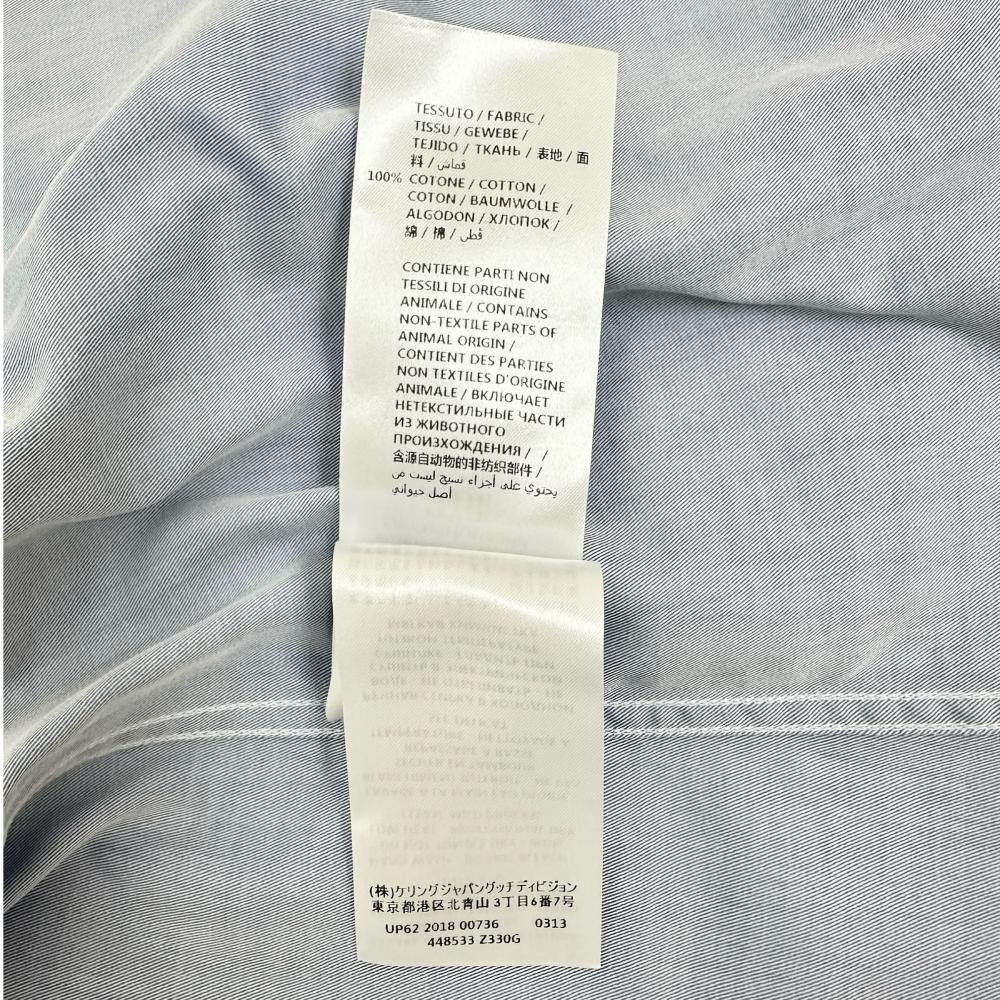 Gucci Gucci Gucci 448533 Cotton Shirt Cotton Dress Shirt 448533 Size ONE SIZE - 7 Thumbnail