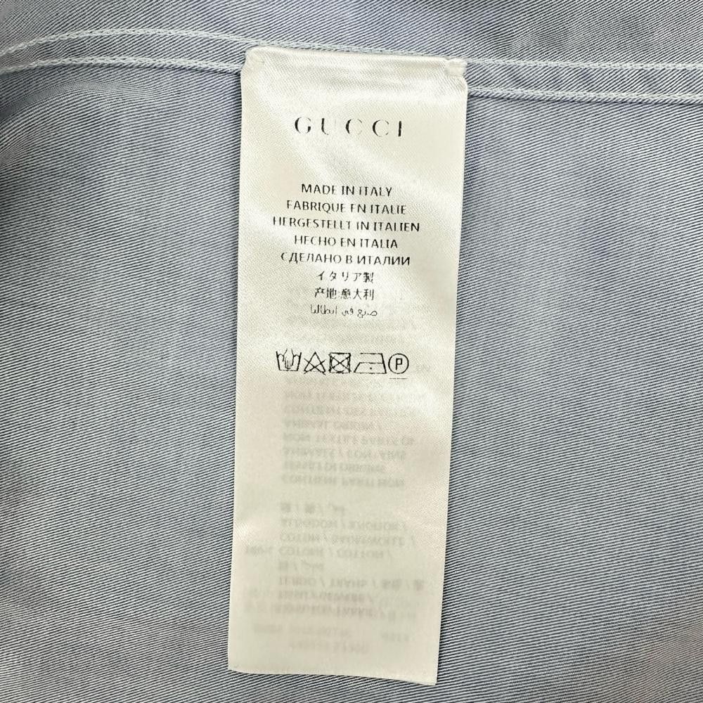Gucci Gucci Gucci 448533 Cotton Shirt Cotton Dress Shirt 448533 Size ONE SIZE - 6 Thumbnail