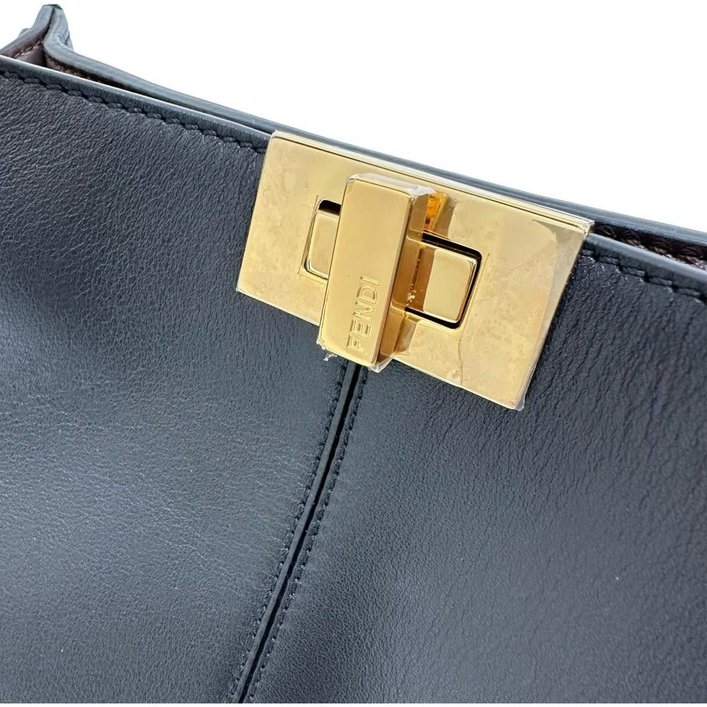 Fendi Fendi Fendi Peekaboo X-Lite Leather 2way Bag Leather Shoulder Bag 8BN310 Size ONE SIZE - 6 Thumbnail