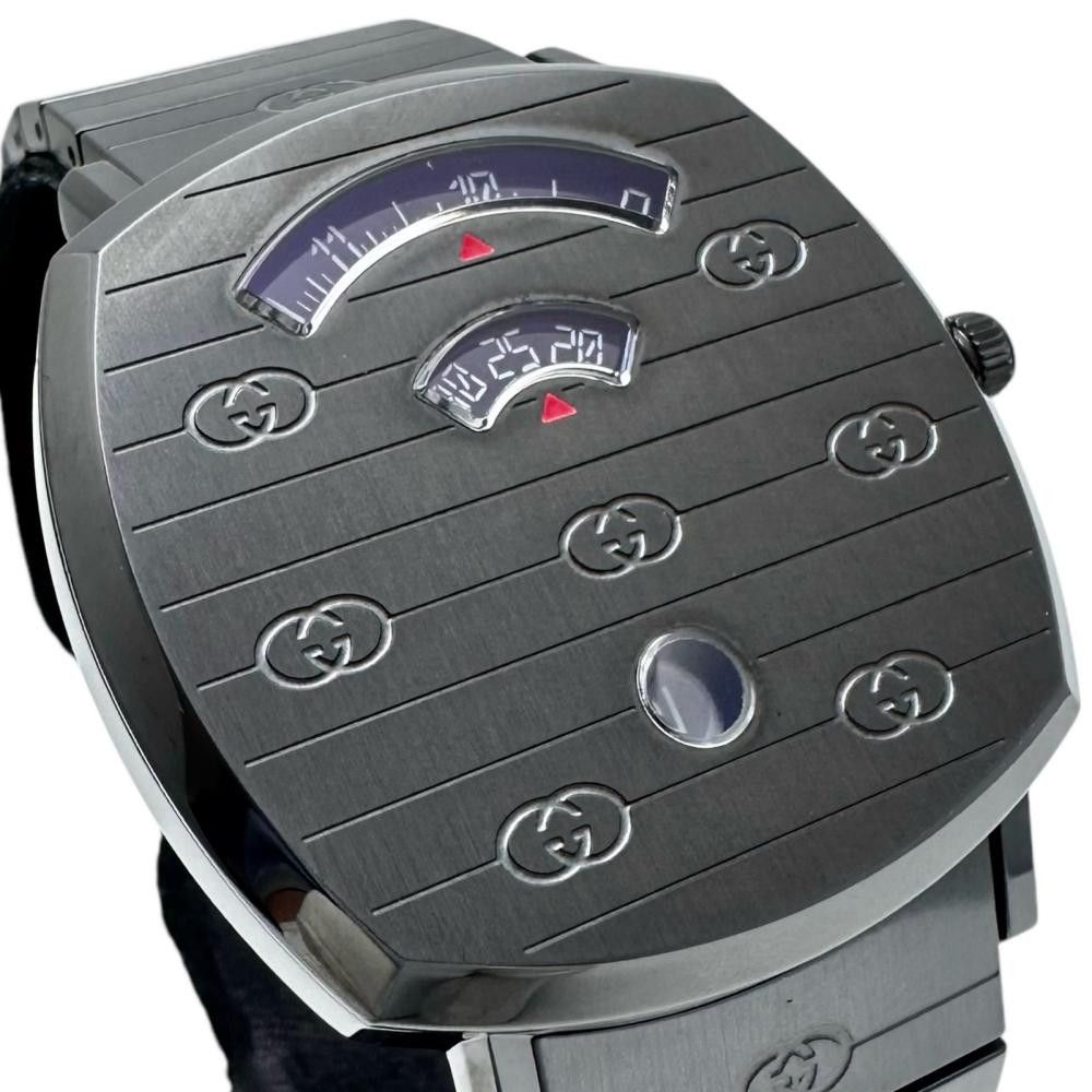 Gucci Gucci Gucci Grip Stainless Steel Metal Quartz 157.3 DUTY FREE for USA Size ONE SIZE - 2 Thumbnail