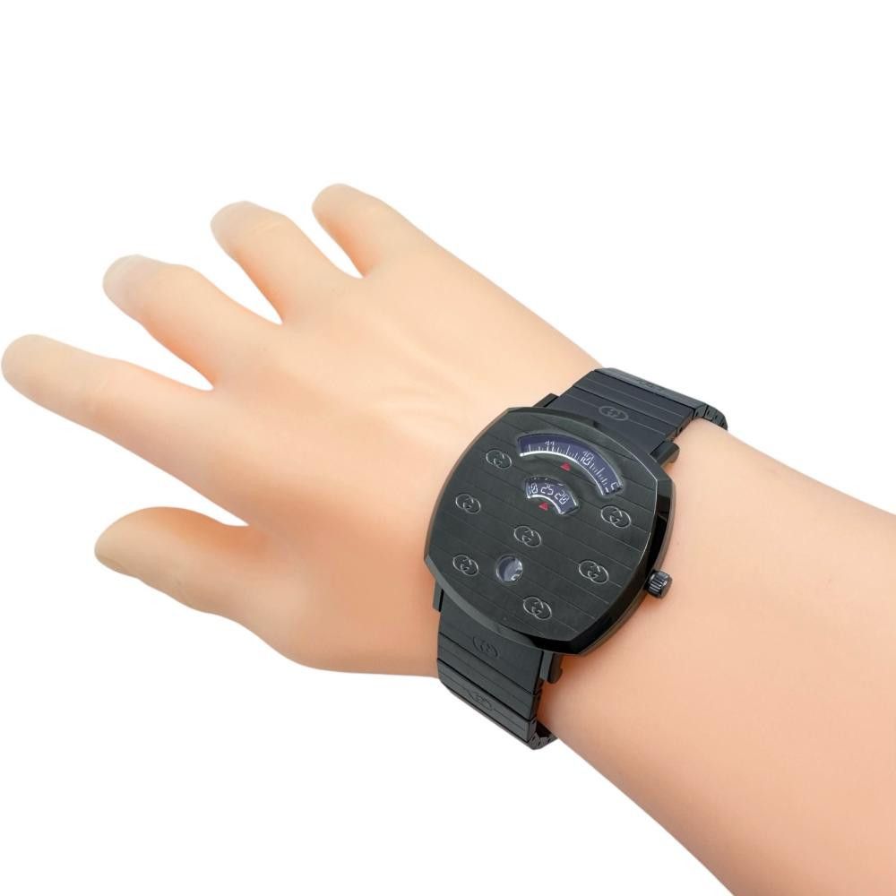 Gucci Gucci Gucci Grip Stainless Steel Metal Quartz 157.3 DUTY FREE for USA Size ONE SIZE - 9 Thumbnail