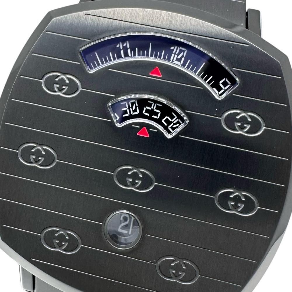 Gucci Gucci Gucci Grip Stainless Steel Metal Quartz 157.3 DUTY FREE for USA Size ONE SIZE - 5 Thumbnail