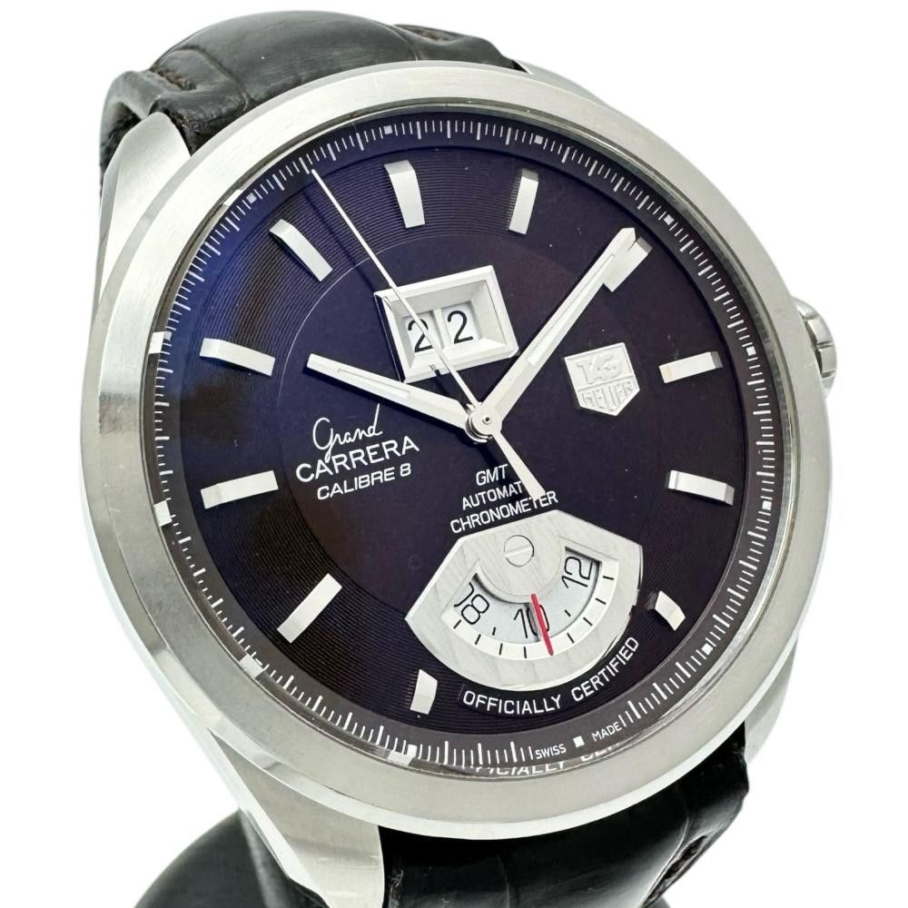 Tag Heuer TAG Heuer TAG Heuer Grand Carrera Stainless Steel Watch Metal Automatic WAV5113 Size ONE SIZE - 2 Thumbnail