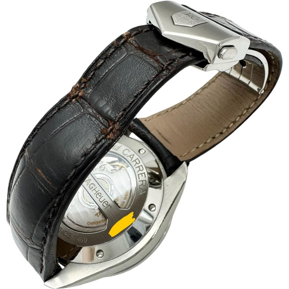 Tag Heuer TAG Heuer TAG Heuer Grand Carrera Stainless Steel Watch Metal Automatic WAV5113 Size ONE SIZE - 7 Thumbnail